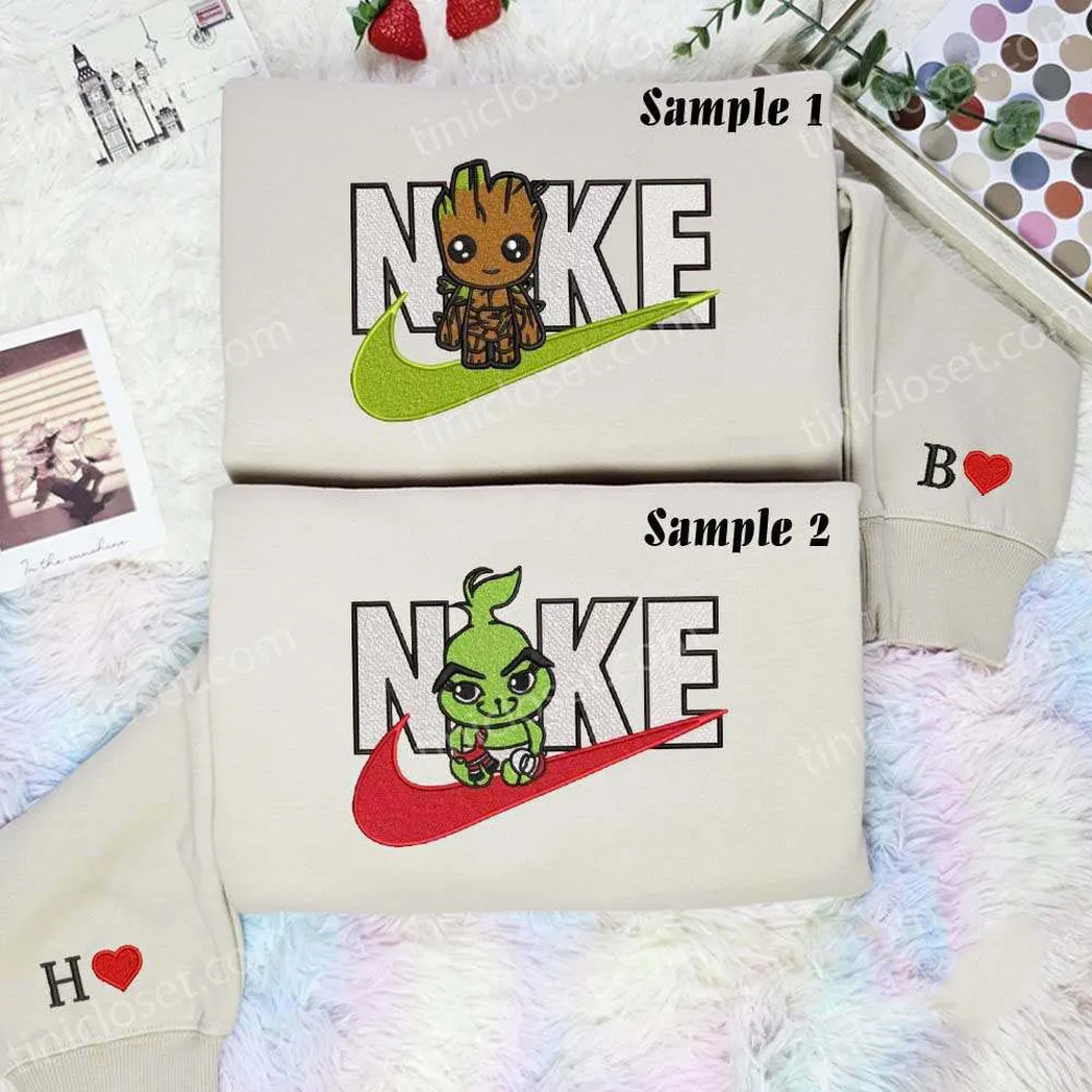avocado und banane x nike tshirts besticken besticken sweatshirt modischer stil fr paare s038t