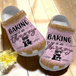 baking is my therapy crocs personalized crocs classic clogs 1bto0