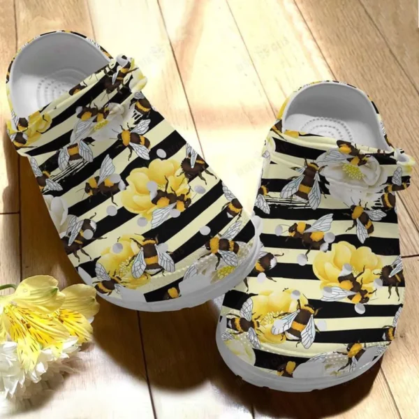 bee crocs personalized crocs classic clogs myjtd