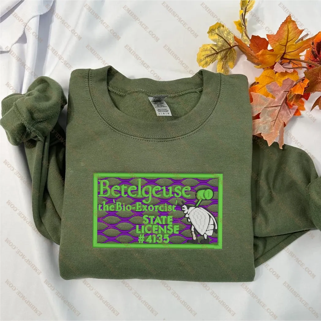 beetlejuice movies besticken sweatshirt im modischen stil
