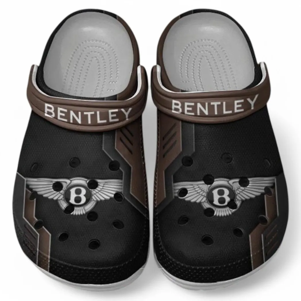 Bentley Crocs Clogs Männer Frauen, Geschenk für Bentley Fan CAR185031525247 - Braun