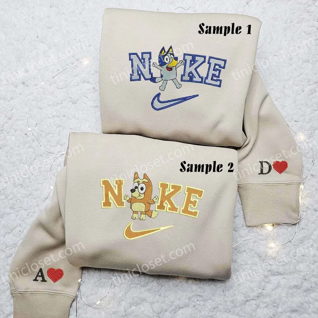 bingo und bluey star wars cartoon x nike tshirts besticken besticken sweatshirt modestil fr paare yfmsd