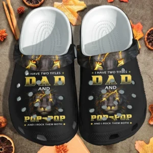 black lion father black king crocs classic clogs bklak