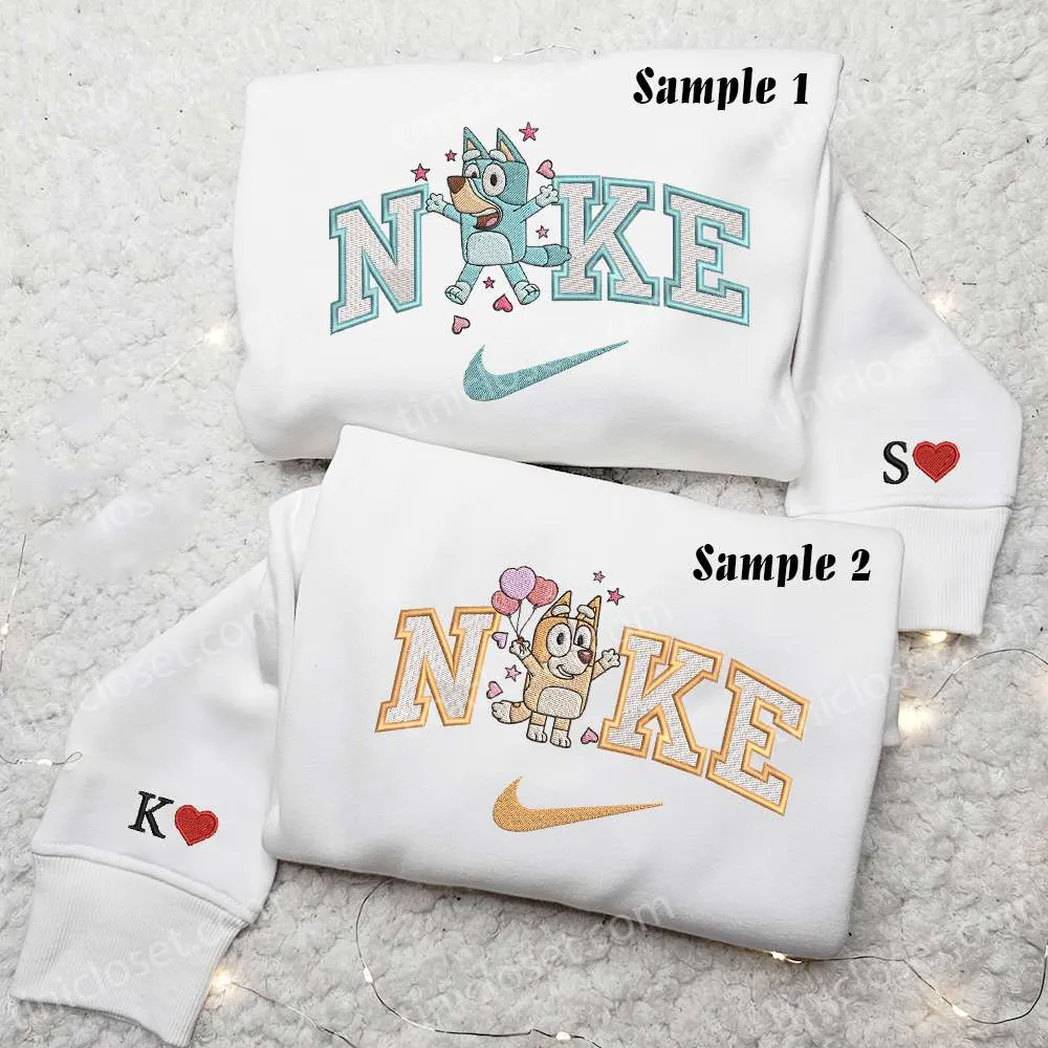 bluey and bingo x nike tshirts besticken besticken sweatshirt modischer stil fr paare 7yrn9