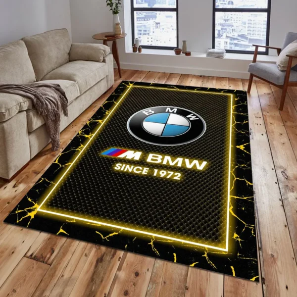 bmw m car rug gift for bmw m car lovers gift for him husband boyfriend car5202192505 yellow