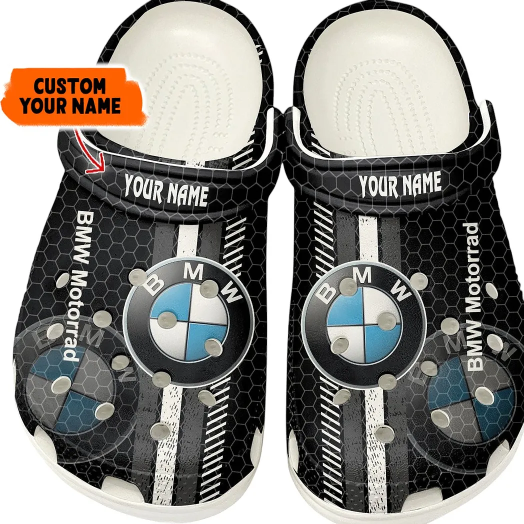 bmw motorrad crocs shoes gift for bmw motorrad lovers birthday gift for husband boyfriend car82022025564 white ds07w