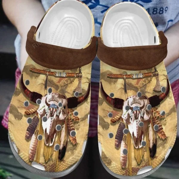 buffalo skull crocs myhmk