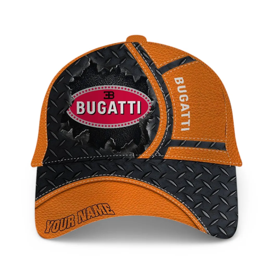 bugatti kappe basecap mit allover druck fr bugatti fans orange car49021825007 5