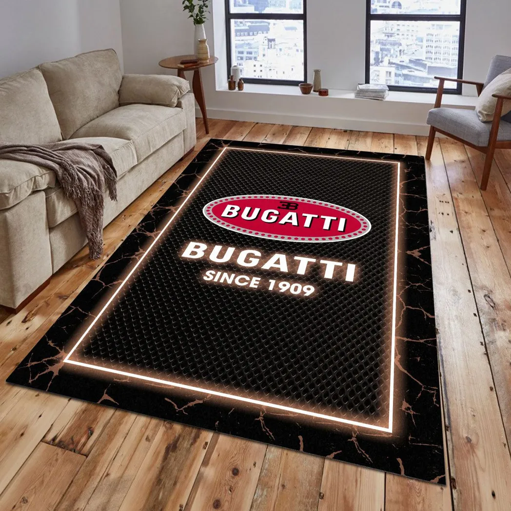 bugatti rug gift for bugatti lovers gift for him husband boyfriend car5202192506 brown vck5b