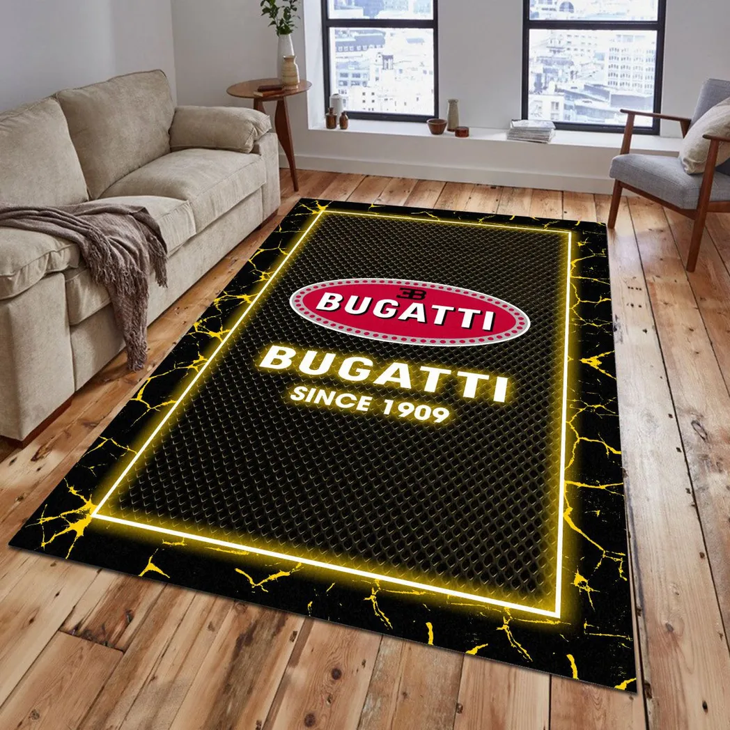 bugatti rug gift for bugatti lovers gift for him husband boyfriend car5202192506 yellow kdfbd