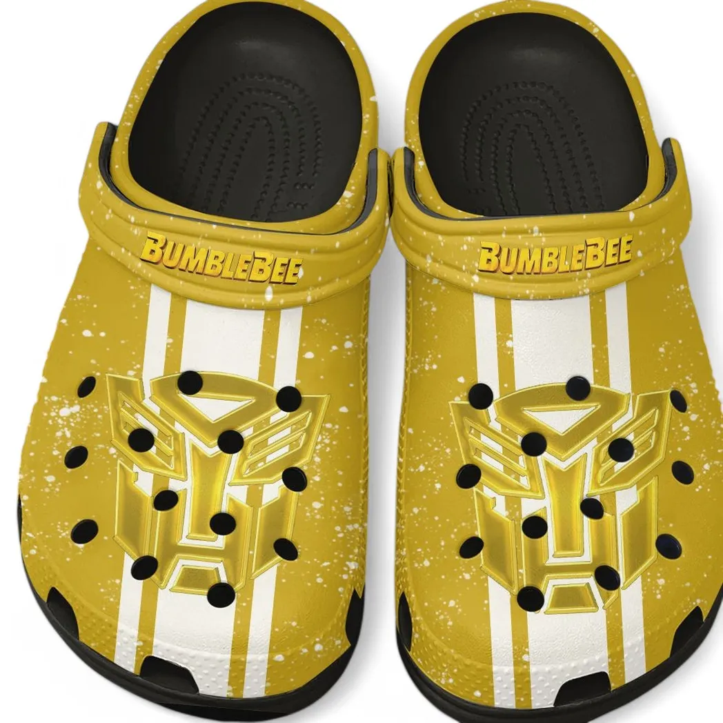 bumblebee crocs gift for bumblebee lovers gift for him husband boyfriend car62022025010 black pasdc