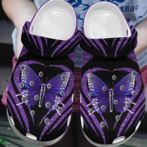 butterfly in purple heart tygud