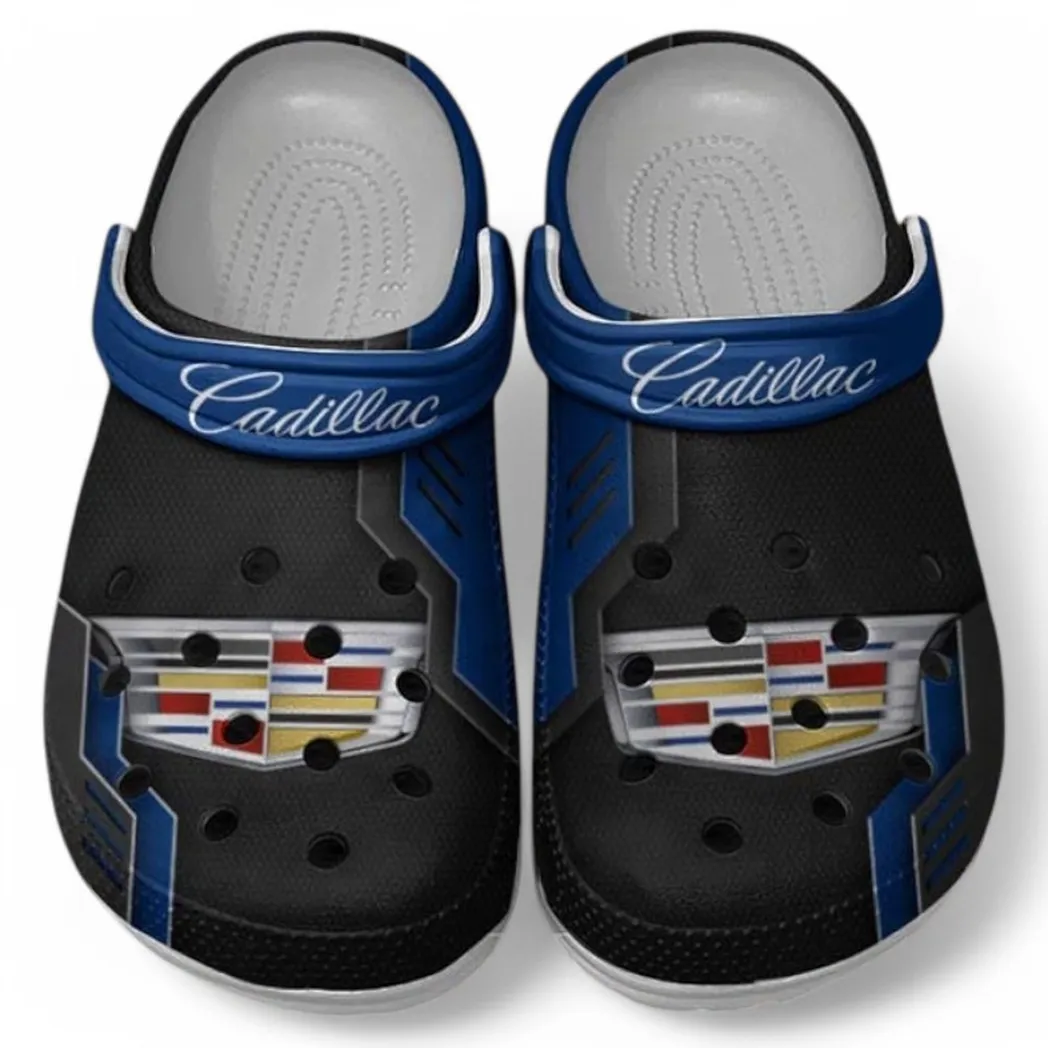 Cadillac Crocs Clogs Männer Frauen, Geschenk für Cadillac Fan CAR185031525281 - Blau