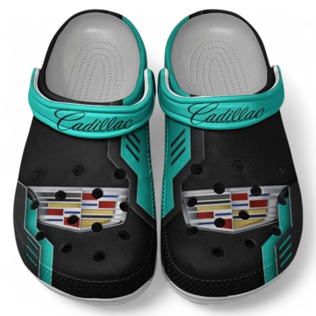 Cadillac Crocs Clogs Männer Frauen, Geschenk für Cadillac Fan CAR185031525281 - Cyan