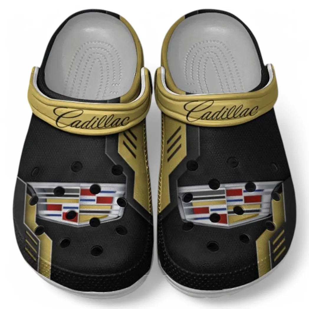 Cadillac Crocs Clogs Männer Frauen, Geschenk für Cadillac Fan CAR185031525281 - Gelb