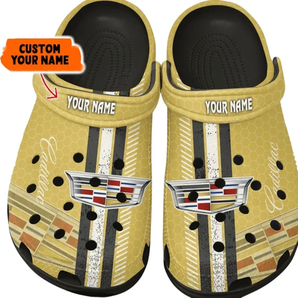 cadillac crocs shoes gift for cadillac lovers birthday gift for husband boyfriend car82022025570 black roflo
