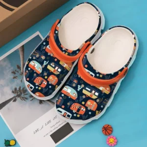 camping happy campers v3 crocs classic clogs uamov