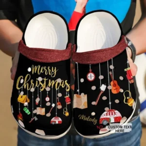 camping personalized merry christmas crocs crocband clog comfortable for mens womens classic clog water bkr8e