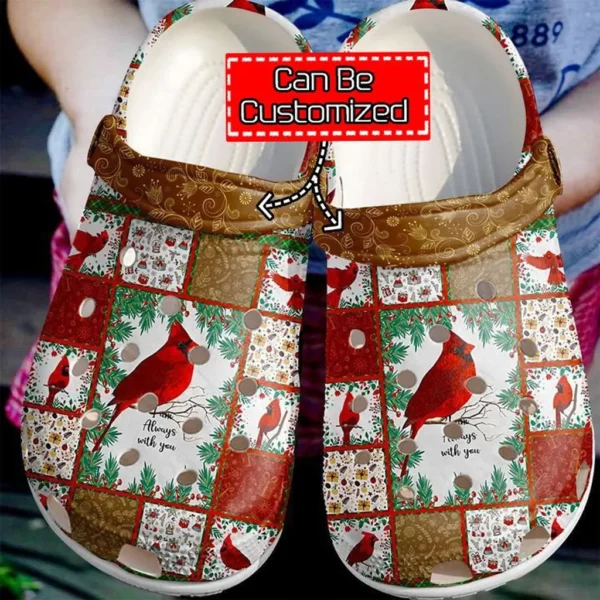 cardinal i will always be with you crocs clog