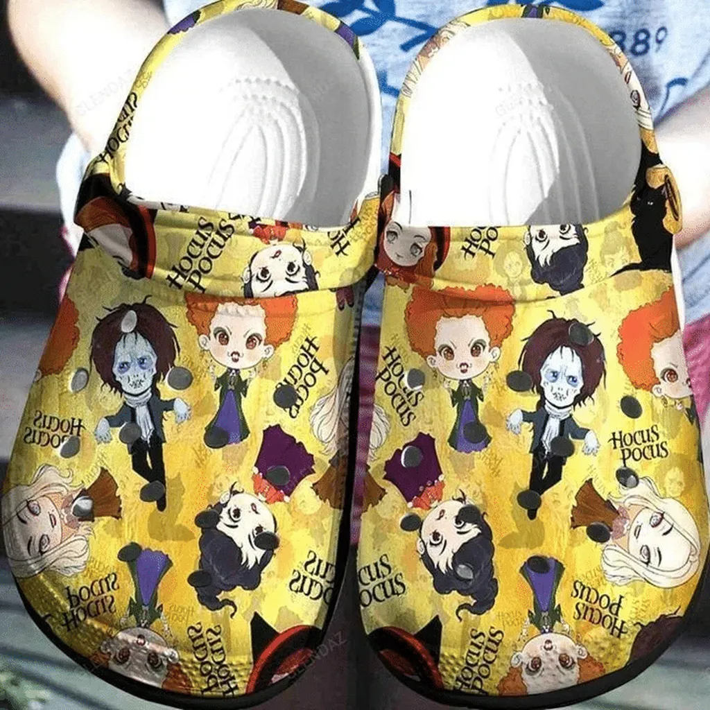 cartoon hocus pocus witches yellow clogs dyczh