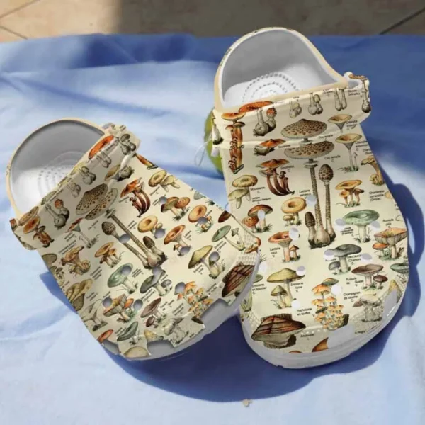 champignon mushroom vintage camping clogs crocs 7eco0