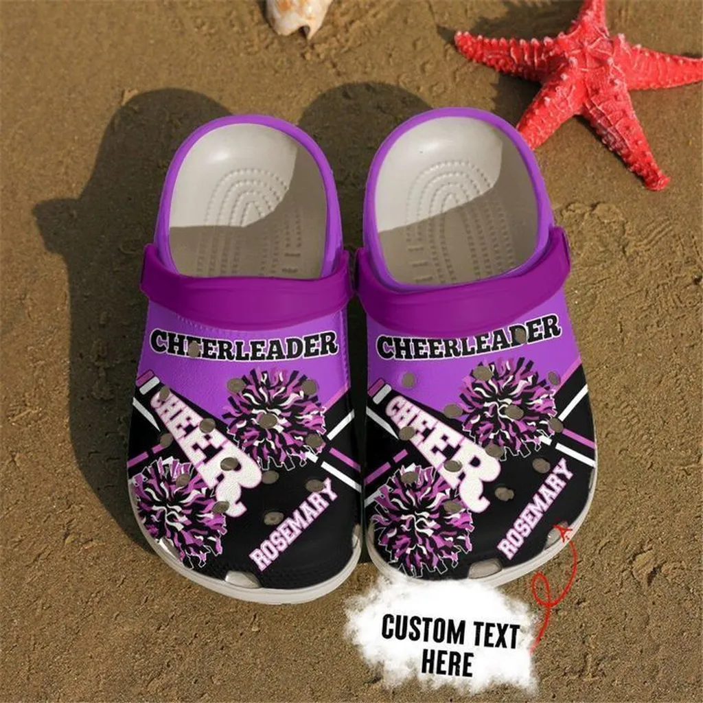 cheerleading personalized cheerleader crocs classic clogs 5mue3