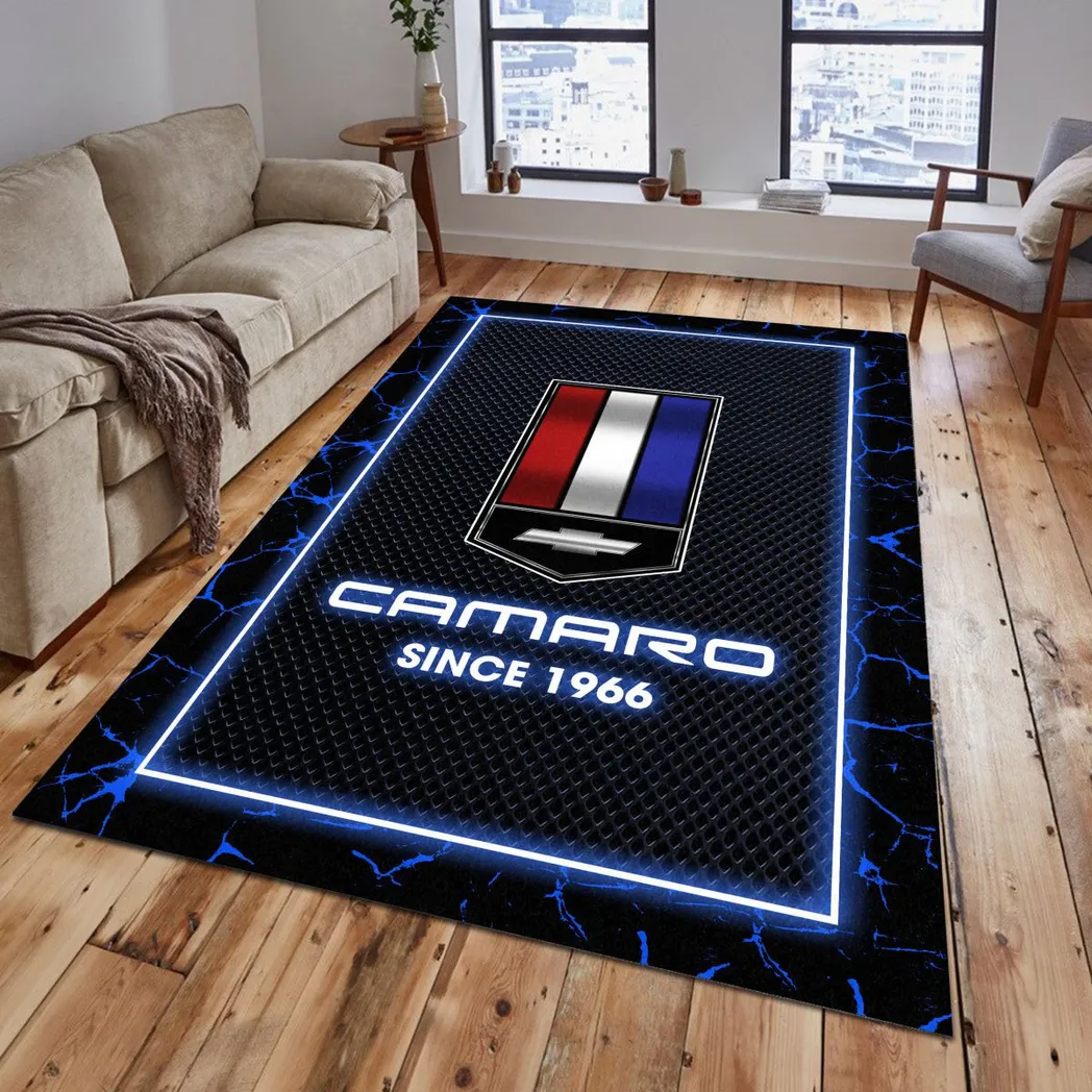 chevrolet camaro rug gift for chevrolet camaro lovers gift for him husband boyfriend car5202192510 blue