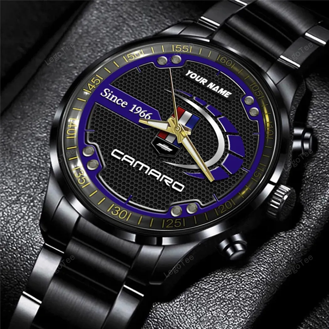 Chevrolet Camaro Uhren Edelstahl Uhr für Chevrolet Camaro Fans, Geschenk Für Papa CAR32803270250196 chevrolet camaro uhren edelstahl uhr fr chevrolet camaro fans geschenk fr papa car32803270250196 mpqin