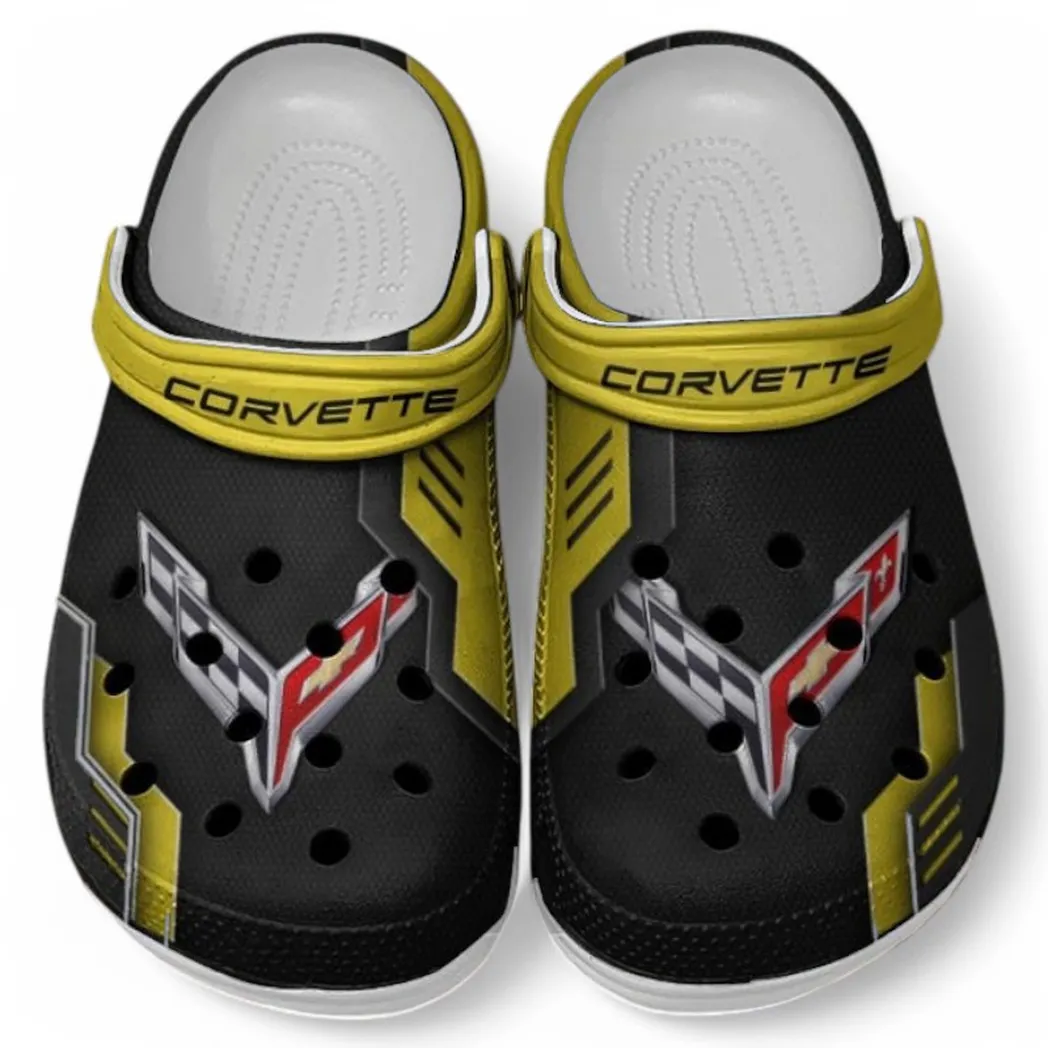 chevrolet corvette crocs clogs mnner frauen geschenk fr chevrolet corvette fan car185031525246 gelb atcqa
