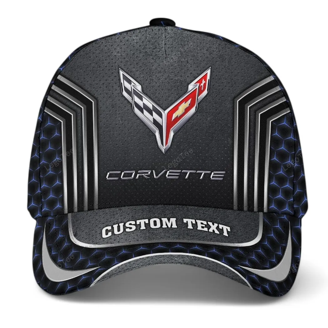 chevrolet corvette kappe basecap mit allover druck fr chevrolet corvette fans car99031025181 blau 9b64p