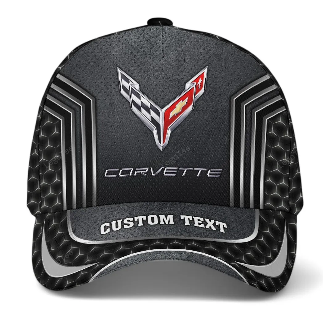 chevrolet corvette kappe basecap mit allover druck fr chevrolet corvette fans car99031025181 braun 3dre1