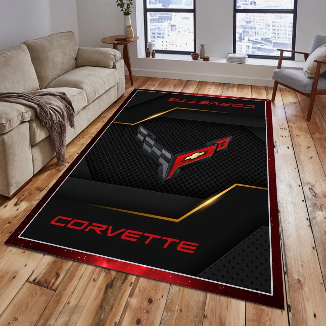 chevrolet corvette rug gift for chevrolet corvette lovers gift for him husband boyfriend car08021125076 y5p0u