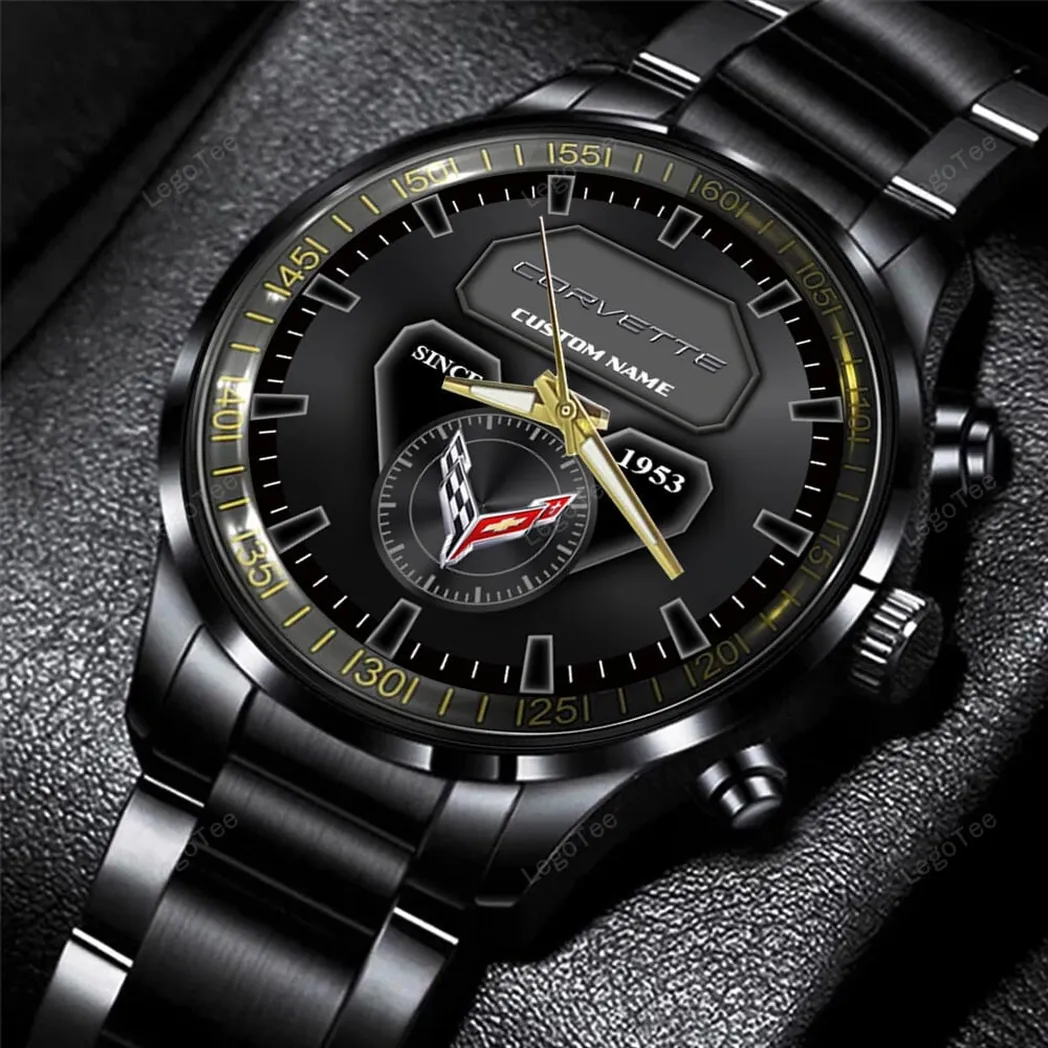 chevrolet corvette uhren edelstahl uhr fr chevrolet corvette fans geschenk fr papa car32803270250350 hkepf