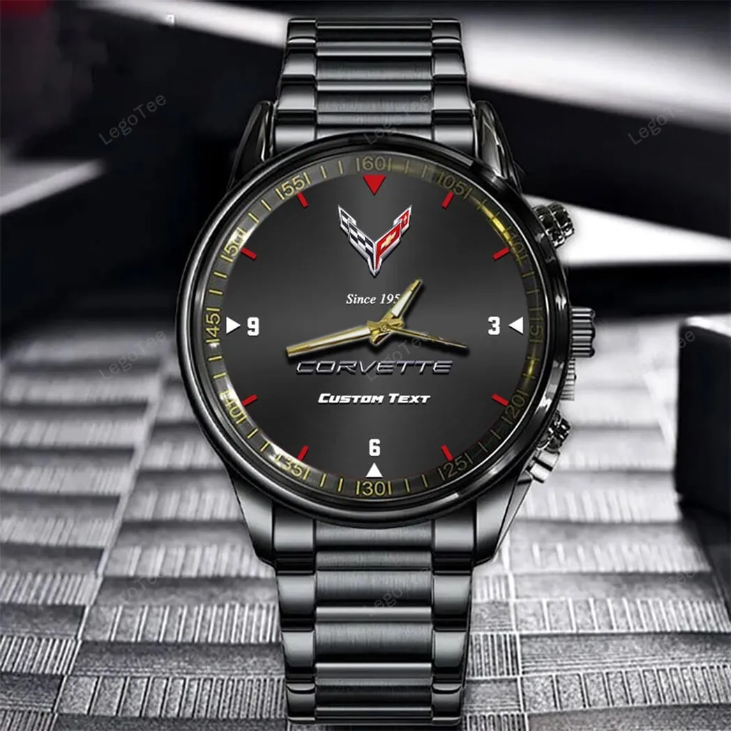 chevrolet corvette uhren edelstahl uhr fr chevrolet corvette fans geschenk fr papa car32803270250375 clnwo