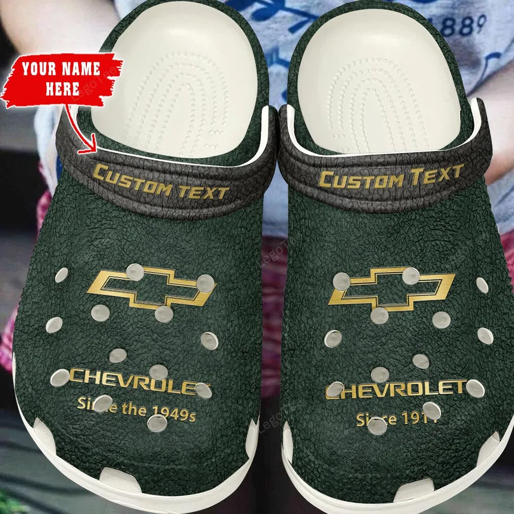 chevrolet crocs gift for chevrolet lovers gift for him husband boyfriend green car141021225674 5 49brd