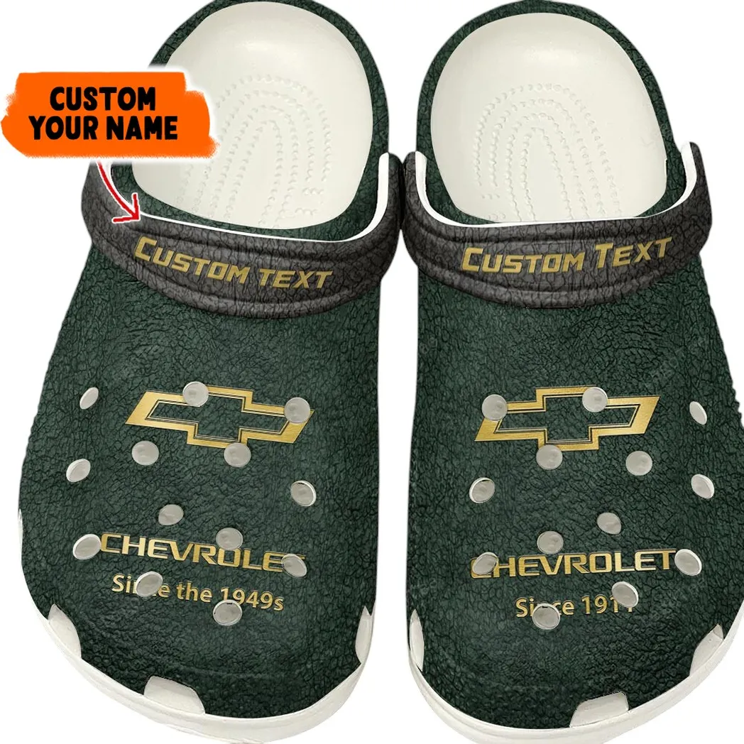 chevrolet crocs gift for chevrolet lovers gift for him husband boyfriend green car141021225674 5 fwbpy