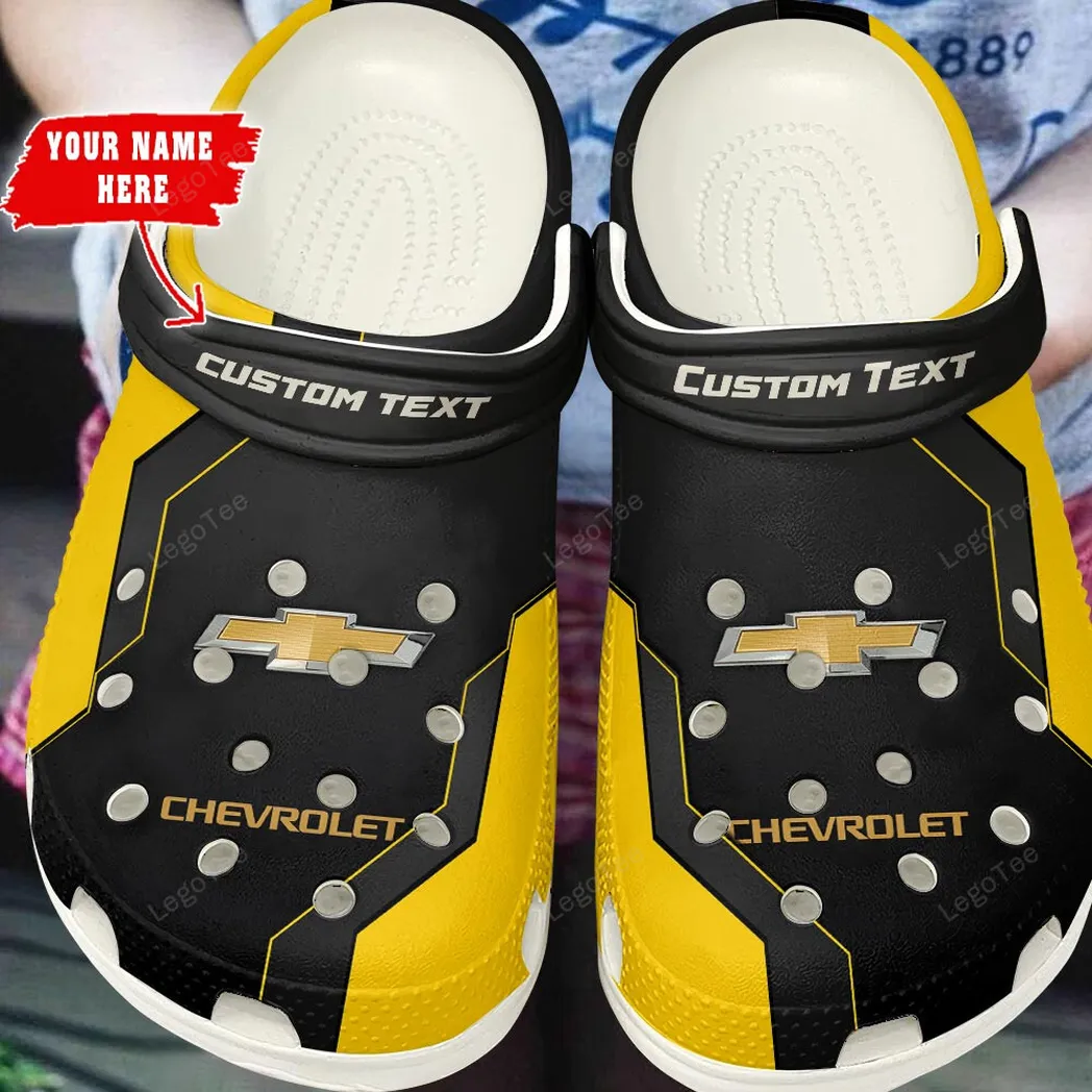 chevrolet crocs gift for chevrolet lovers gift for him husband boyfriend yellow car140021225561 8 5z6jg
