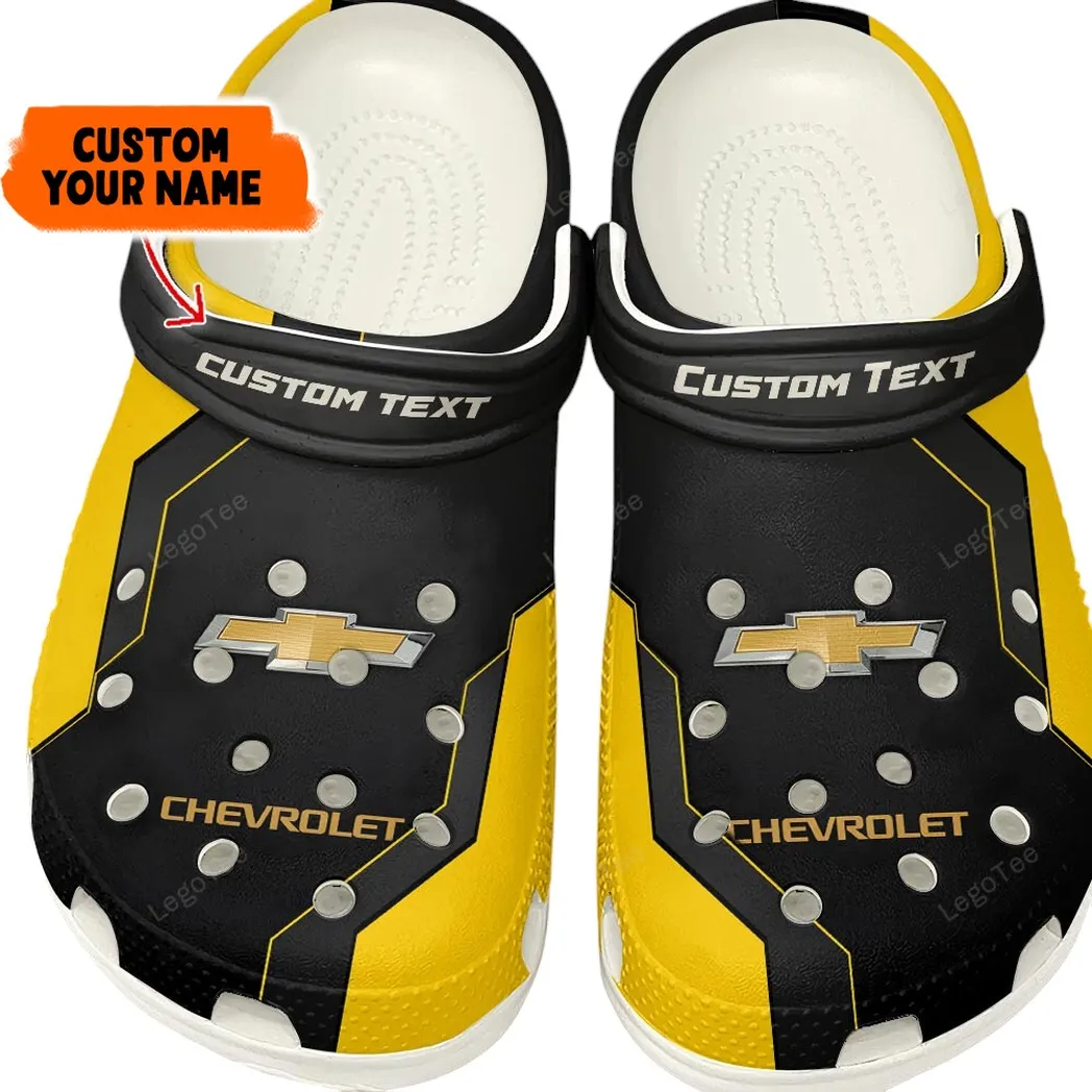 chevrolet crocs gift for chevrolet lovers gift for him husband boyfriend yellow car140021225561 8