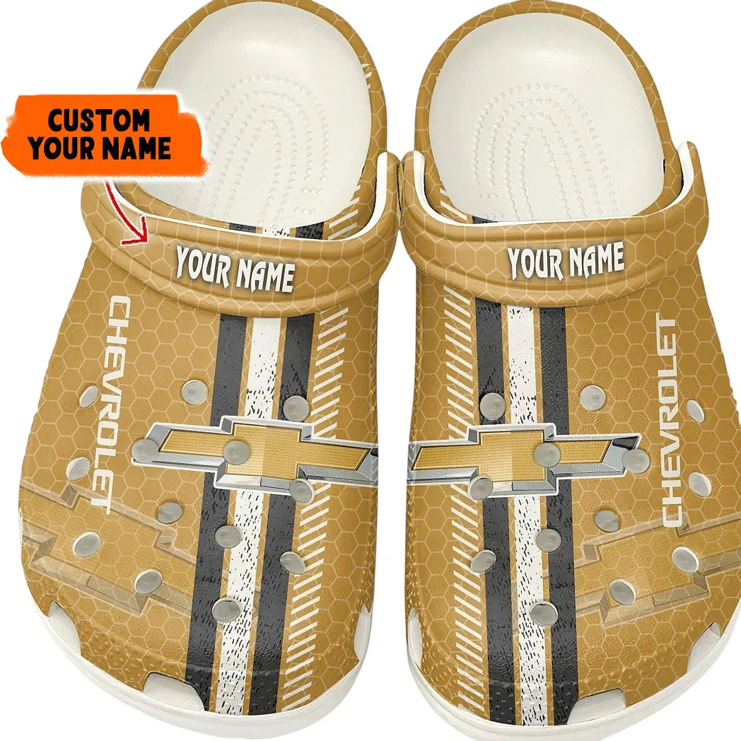 chevrolet crocs shoes gift for chevrolet lovers birthday gift for husband boyfriend car82022025575 white ik2vi