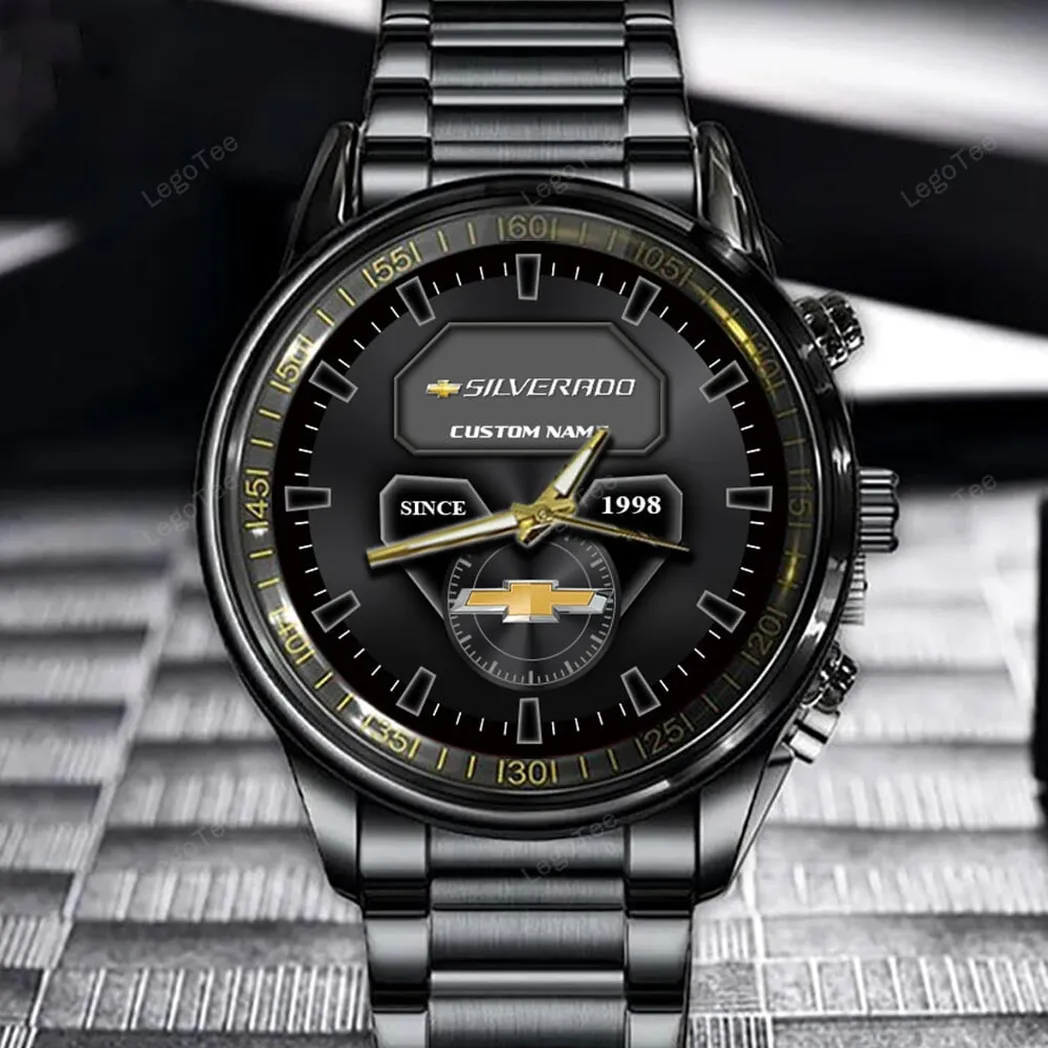 chevrolet silverado uhren edelstahl uhr fr chevrolet silverado fans geschenk fr papa car32803270250339 uc7nd