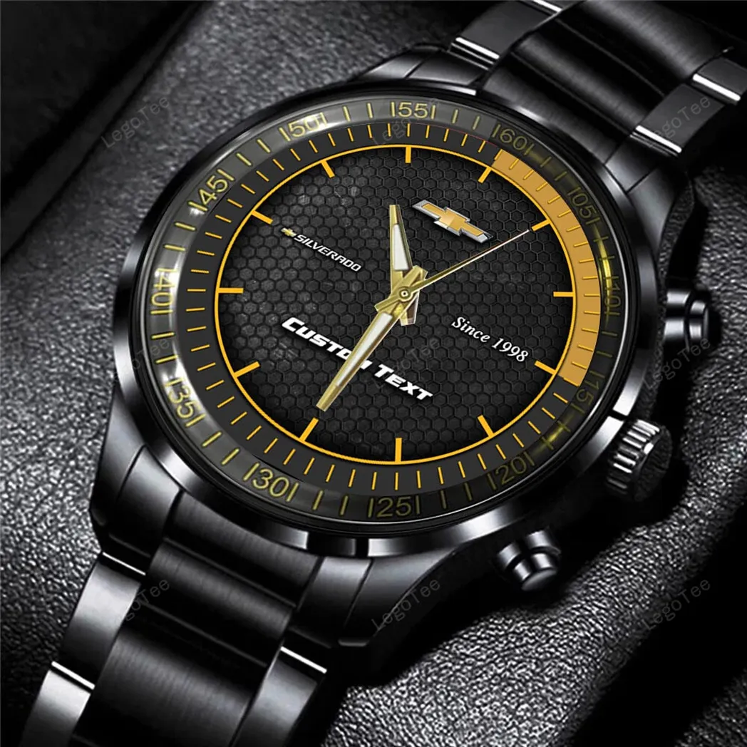 Chevrolet Silverado Uhren Edelstahl Uhr für Chevrolet Silverado Fans, Geschenk Für Papa CAR32803270250502 chevrolet silverado uhren edelstahl uhr fr chevrolet silverado fans geschenk fr papa car32803270250502 ldk9j