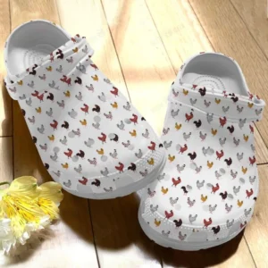 chicken the flock crocs classic clogs 9y2e9