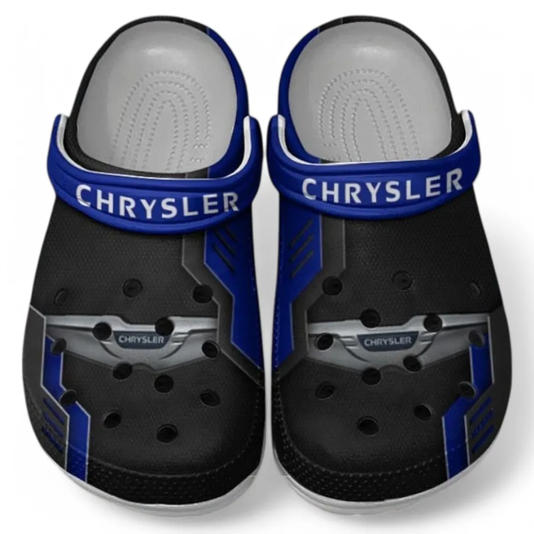 Chrysler Crocs Clogs Männer Frauen, Geschenk für Chrysler Fan CAR185031525271 - Blau