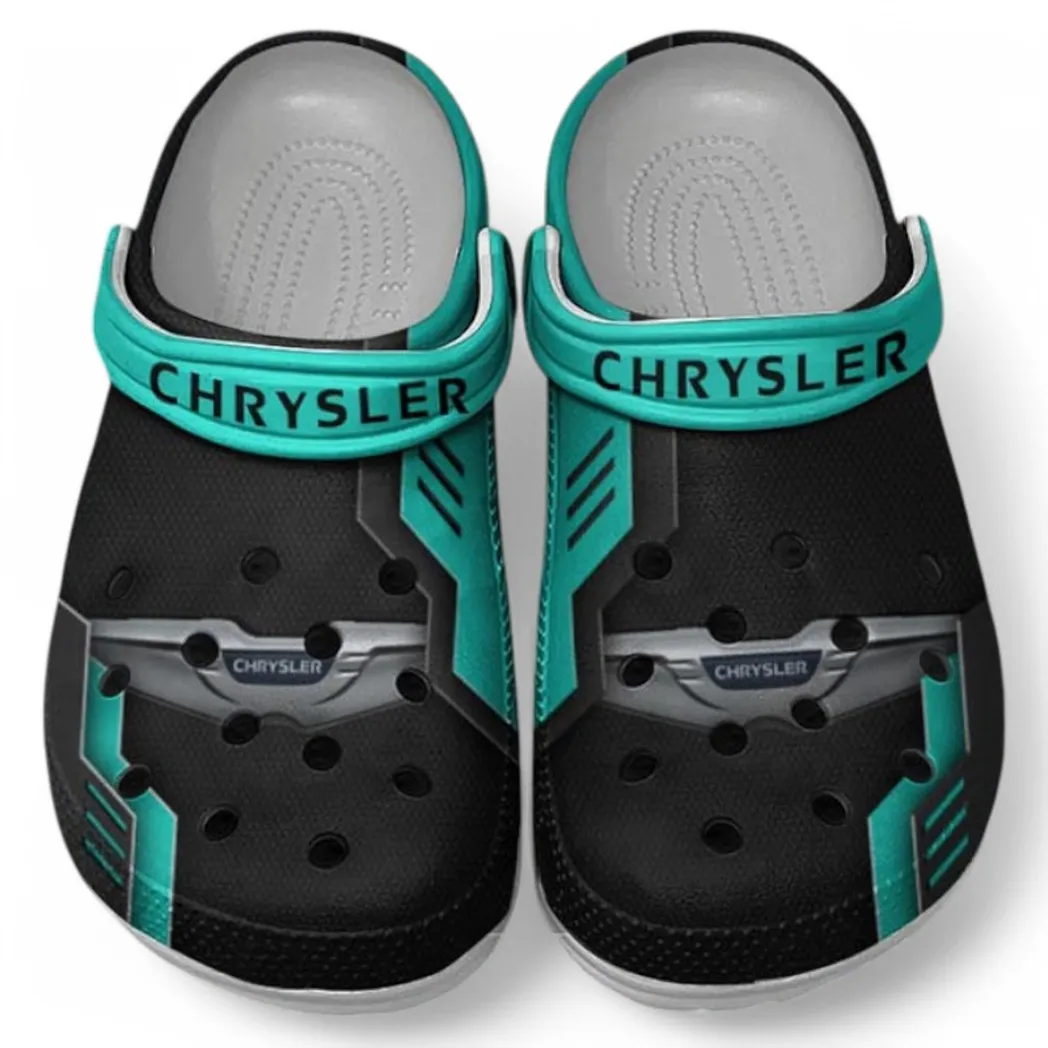 Chrysler Crocs Clogs Männer Frauen, Geschenk für Chrysler Fan CAR185031525271 - Cyan