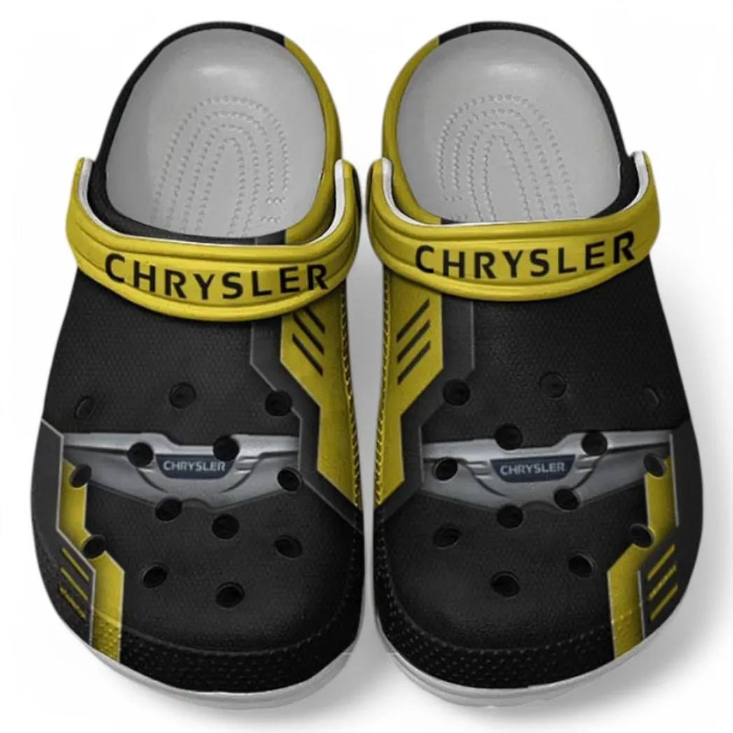 Chrysler Crocs Clogs Männer Frauen, Geschenk für Chrysler Fan CAR185031525271 - Gelb