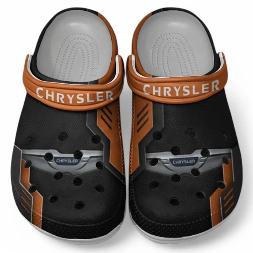 Chrysler Crocs Clogs Männer Frauen, Geschenk für Chrysler Fan CAR185031525271 - Orange