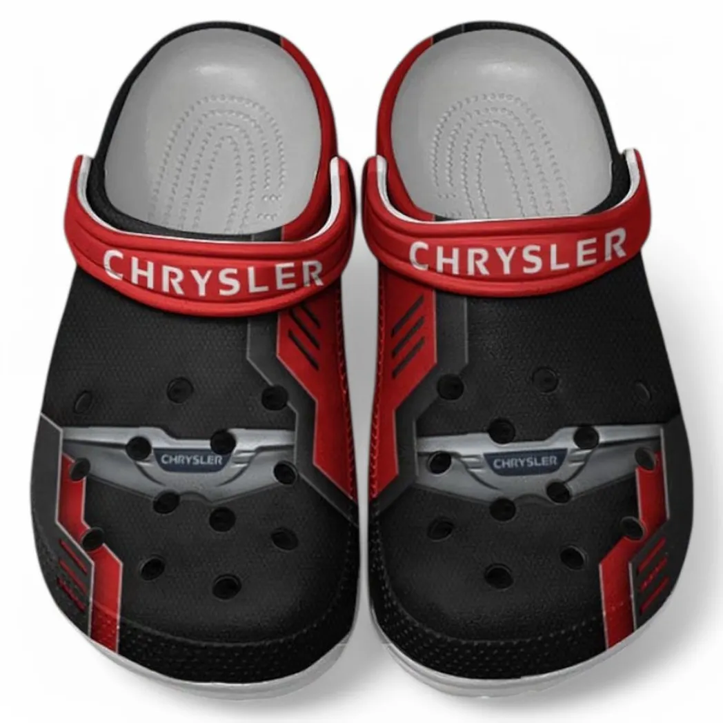 Chrysler Crocs Clogs Männer Frauen, Geschenk für Chrysler Fan CAR185031525271 - Rot