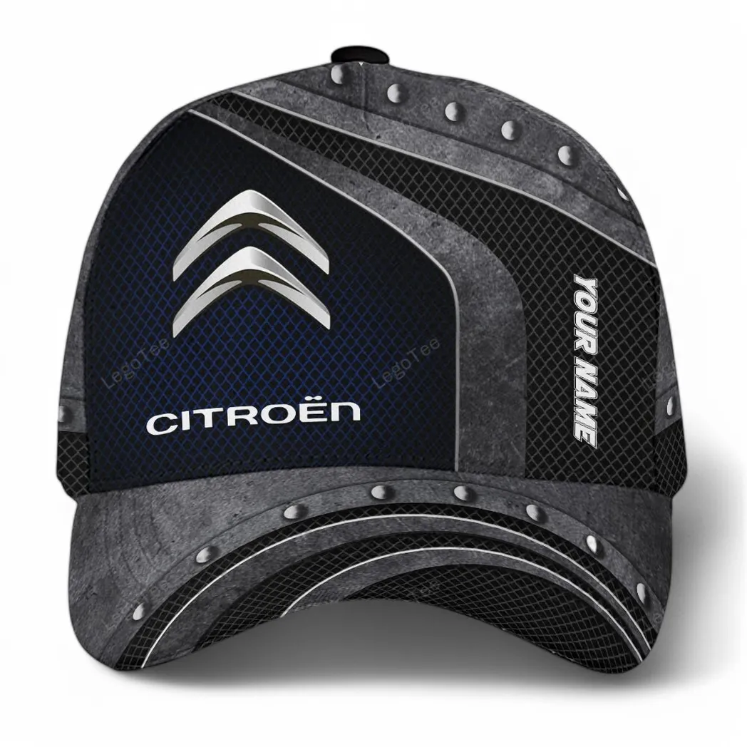 citroen kappe basecap mit allover druck fr citroen fans car99031025023 blau vreku