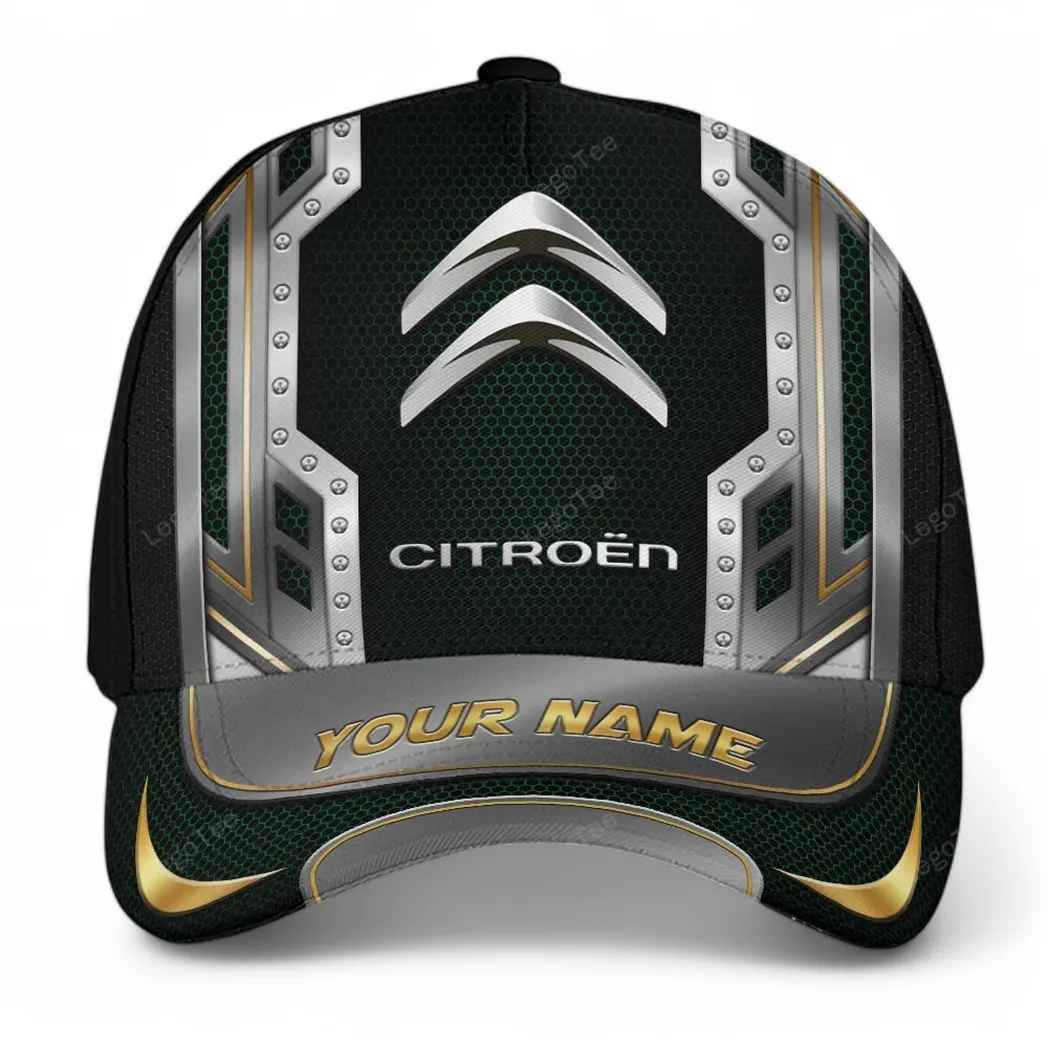citroen kappe basecap mit allover druck fr citroen fans car99031025130 grn