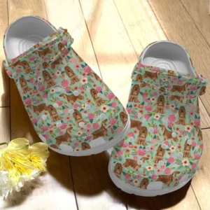cocker spaniel lovely cs crocs personalized crocs classic clogs fibit